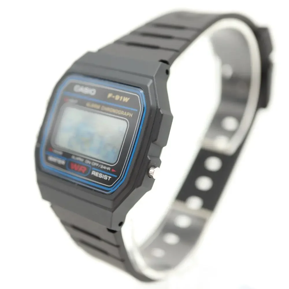 Casio F-91W Custom Blastoise Mod UPGRADED BLUE BACKLIGHT Digital Watch Sugimori